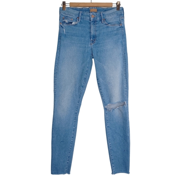 Mother Love Gun The Looker Ankle Fray Sz 28 Jeans - Picture 2 of 16